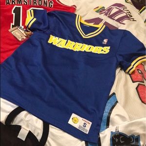 ^SOLD^ Throwback Golden ST Warriors Shooting Shirt